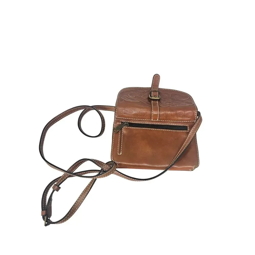 Patricia Nash Torri Tooled Crossbody Bag Small Crossbody Boho Western Cottage